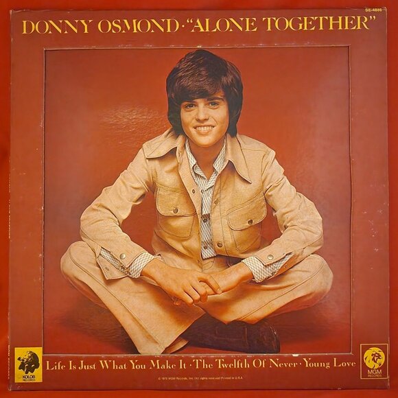 Donny Osmond – Alone Together (1973) Vinyl LP - Picture 1 of 3